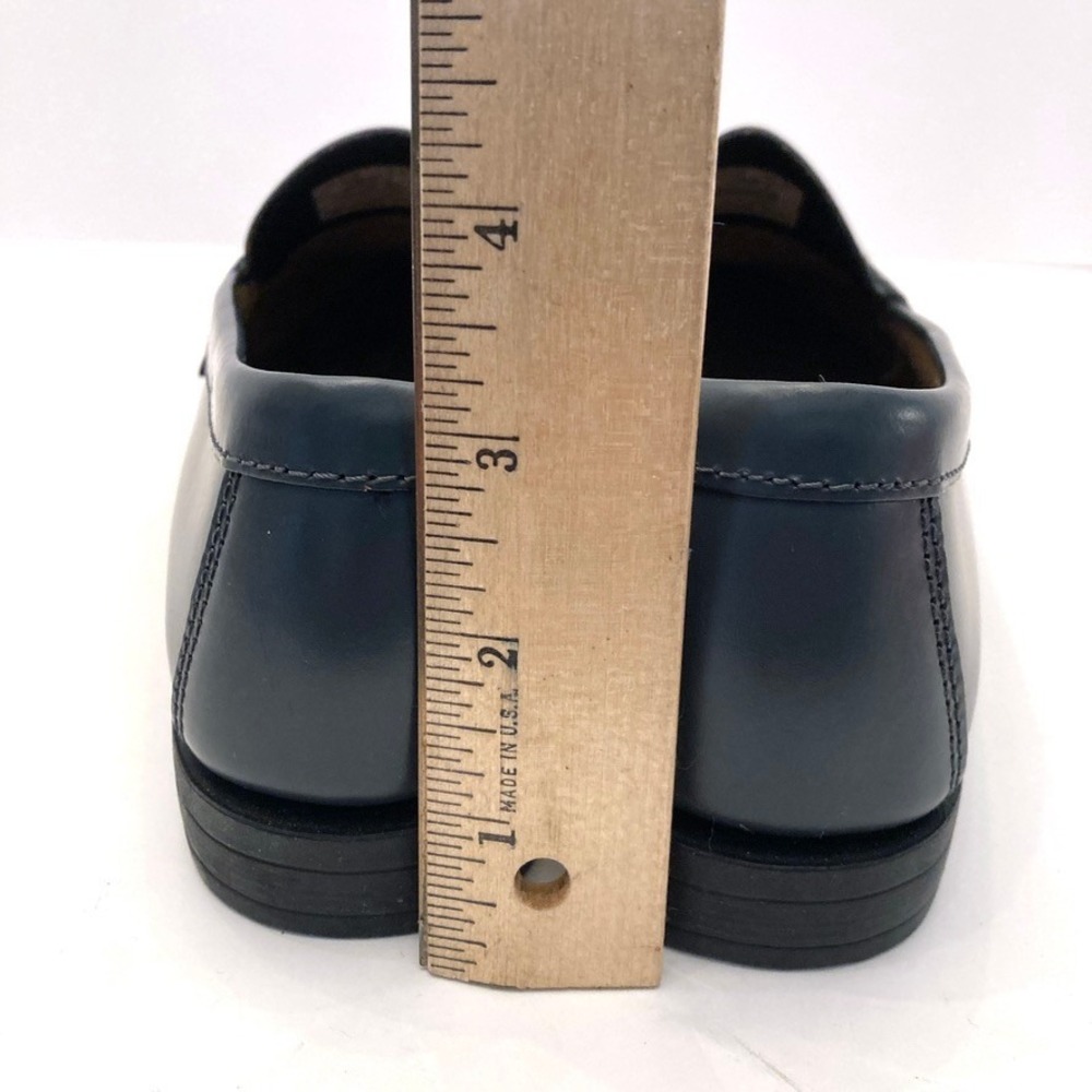 EASTLAND Classic II Penny Loafers Shoe Navy Blue Leather Memory Foam Womens 8.5W - Picture 6 of 10